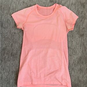 Lululemon short sleeve swiftly tech 10 orange